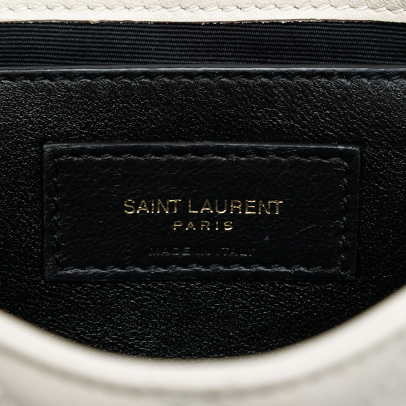 Pre-Loved Saint Laurent Mini Quilted Lambskin Monogram Nolita Bag - Picture 5 of 7